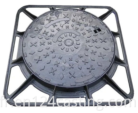 Square Frame Ductile Manhole Cover D400 Jpg